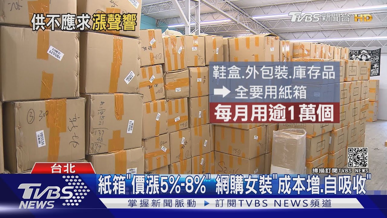 有錢難買！　紙箱「缺原料」沒貨、漲價最高2成5