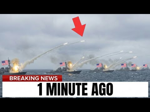 Iran Fires 12 HYPERSONIC MISSILES At USS Gerald R. Ford — US Immediate Response is BRUTAL