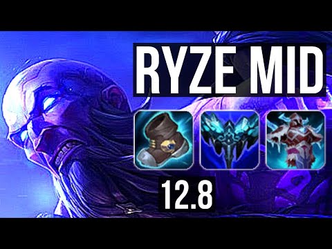 RYZE vs ZOE (MID) (DEFEAT) | Rank 2 Ryze | JP Grandmaster | 12.8