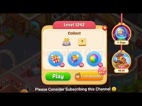 Matchington Mansion Level 1242, Level 1243 & Level 1244 - iOS/ Android