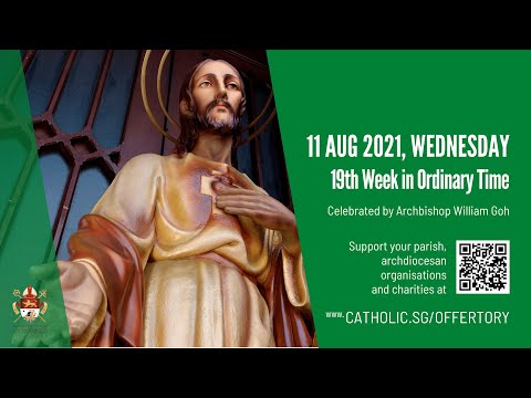 Catholic Weekday Mass Today Online - Wednesday, 19th Week in Ordinary Time 2021