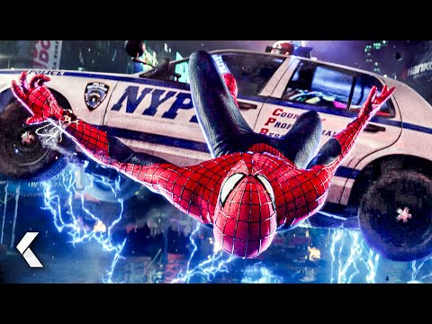 Spider-Man vs. Electro INTENSE Fight at Times Square - The Amazing Spider-Man 2 | Andrew Garfield