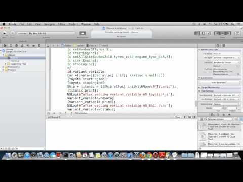 Objective C and MacOSX Programming Tutorial-21: The Special Type "id" .(English Version)