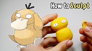 How to sculpt Pokemon 'Psyduck' | Clay Tutorial