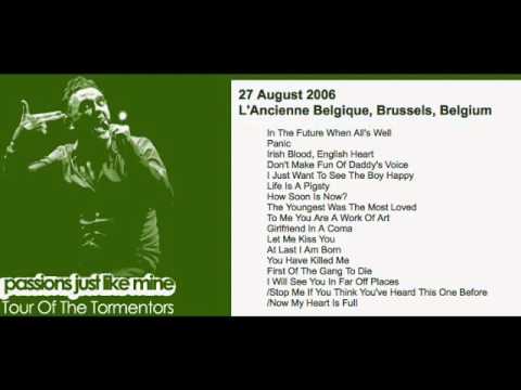 🎤 Morrissey - August 27, 2006 - Brussels, Belgium (Full Concert) LIVE