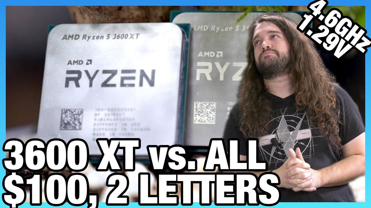 AMD Ryzen 5 3600XT CPU Review & Benchmarks: 100 for 2 Letters (vs. 3600, 3700X, More)