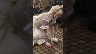 【爆乳】金髪北欧美人おっぱいの頂点がエロwwww【コスプレ】#shorts