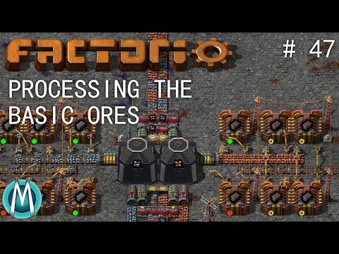 [Factorio 1.1 4K] Angel/Bobs Ep 47: Processing The Basic Ores (Tutorial/Walkthrough)