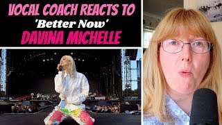 Vocal Coach Reacts to &#39;Better Now&#39; Davina Michelle - Beautiful Trauma P!nk Tour