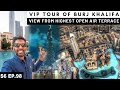 Invited to Visit the Highest Open Air Terrace of Burj Khalifa S06 EP.98 | MIDDLE EAST MOTORCYCLE