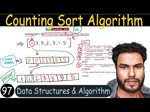 97 Counting Sort Algorithm Explained Time Space Complexity Data Structure