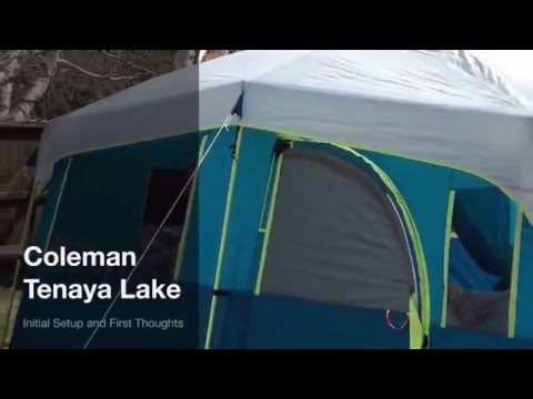 Coleman Tenaya Lake 8 Person Tent Setup