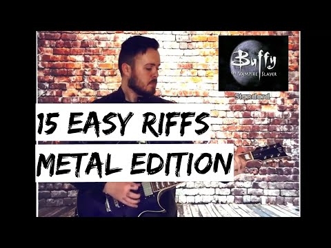 15 Easy Guitar Riffs: Metal Edition|TaintedRiffz