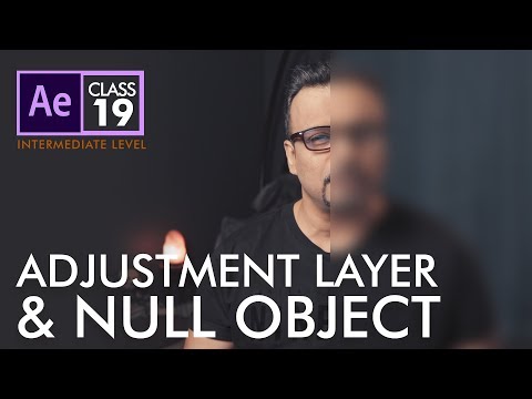 Adjustment Layer and Null Object in After Effects اردو हिंदी