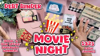 🌺🎬 Movie Night Debt Binder 🍿🌺 2x Giveaway Winners 🎥 $325 Savings Towards $21K Debt Payoff🍿