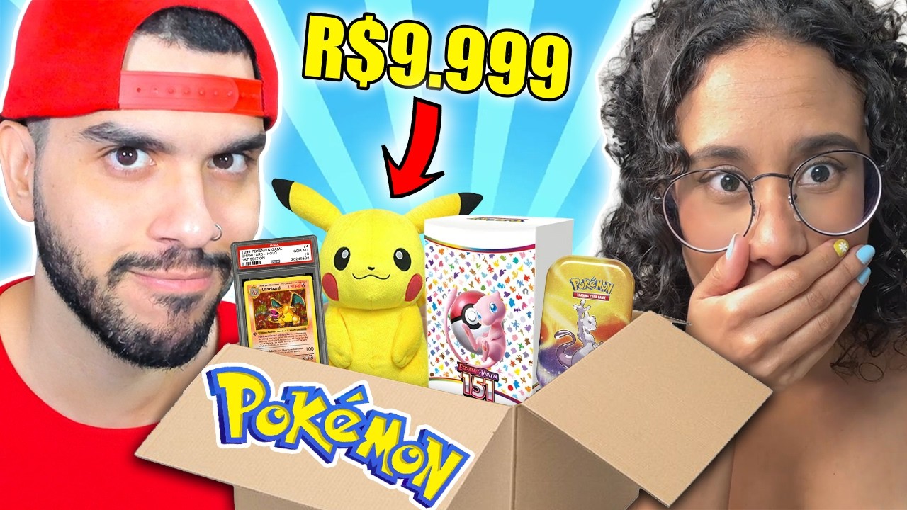 RECEBEMOS UMA CAIXA MISTERIOSA DE POKÉMON!