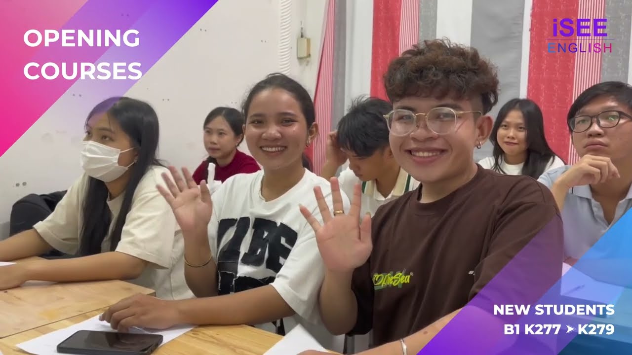 Khai giảng lớp Tiếng Anh ngày 17/6/2024