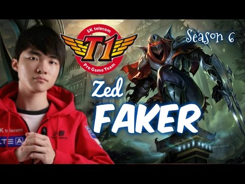 SKT T1 Faker ZED Mid vs Heimerdinger - Patch 5.24 KR | League of Legends