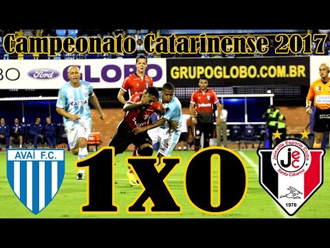 MELHORES MOMENTOS: AVAI 1 X 0 JOINVILLE - CATARINENSE 2017 - 30/03/2017
