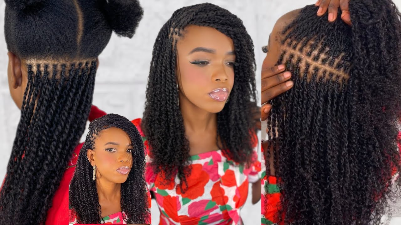 How To Micro Twist: The Softest Afro Bulk Human Hair on 4c hair ft. BiAdé hair  #twist #minitwist 