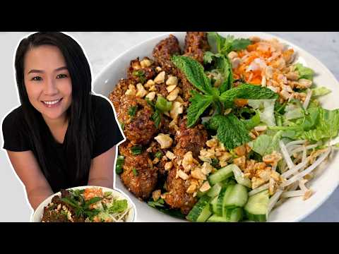 Easy Vietnamese Grilled Pork Vermicelli Bowls (Bún Thịt Nướng) | Healthy &amp; Delicious Weeknight Magic