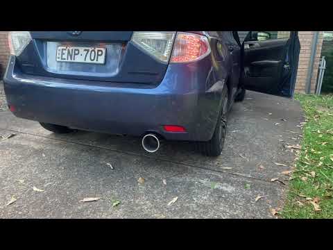 X-Force Cat-back Exhaust on 2011 Subaru Impreza Hatch 2.0 N/A
