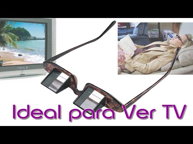 Vídeo relacionado con ds. distinctive style Gafas Perezosas Lector perezoso con gafas de prisma para ver la televisión mientras estás acostado en la cama