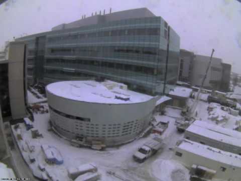 Center for Translational Research and Education Construction Timelapse
