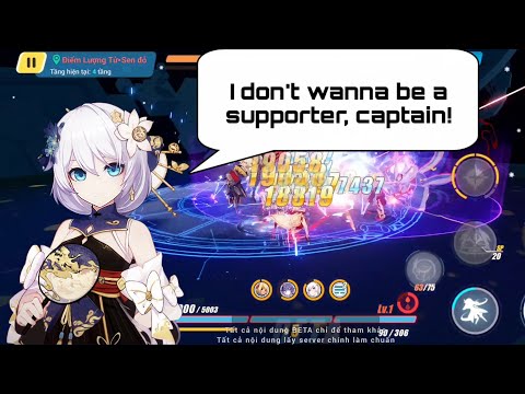 [HI3 SEA BETA 4.0] [QS Red Lotus] Starlit Astrologos clearing mobs - Abyss 230 Eh (Physical Buff)