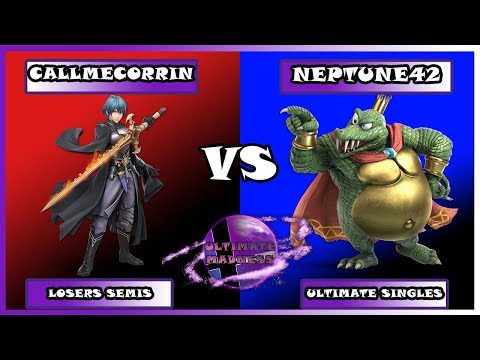 Ultimate Madness #1 - Losers Semis CallmeCorrin (Byleth) Vs  Neptune42 (King K. Rool)