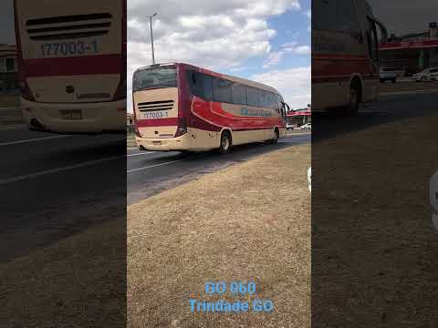 Movimentação na GO 060 Trindade GO Marcopolo G7 Scania da Viviane