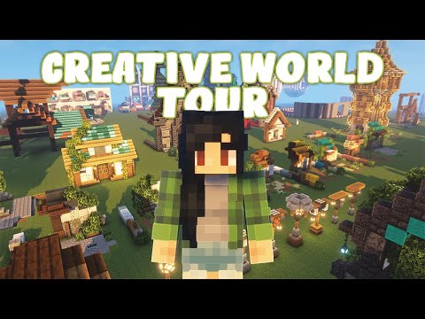 Giving You A World Tour of My Minecraft CREATIVE WORLD