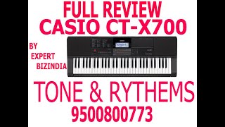 Full Review Casio CTX 700  Indian Tones & Rhyt