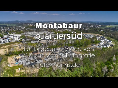 Quartier Süd, Montabaur, Rundflug im April 2020 (HD 30fps)