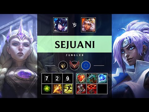 Sejuani Jungle vs Qiyana - EUW Grandmaster Patch 25.11