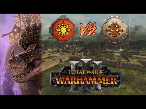 Shredder of LUSTRIA In Competitive! Lizardmen vs Norsca - Total War Warhammer 3