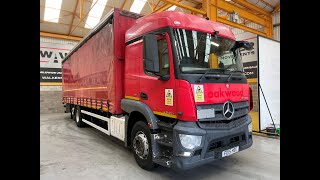 Prodaja Mercedes-Benz ANTOS 2530 *EURO 6*, 6X2, 26 TONNE CURTAINSIDER – 2015 – FD15 HS kamiona s ceradom - Slika 4 | Autoline BA Mercedes-Benz ANTOS 2530 *EURO 6*, 6X2, 26 TONNE CURTAINSIDER – 2015 – FD15 HS kamion s ceradom | Slika 4 - Autoline