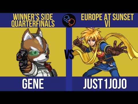 EU At Sunset VI Winner's: Gene (Fox, DK) vs. Just1JoJo (Isaac) - SSF2 Tournament