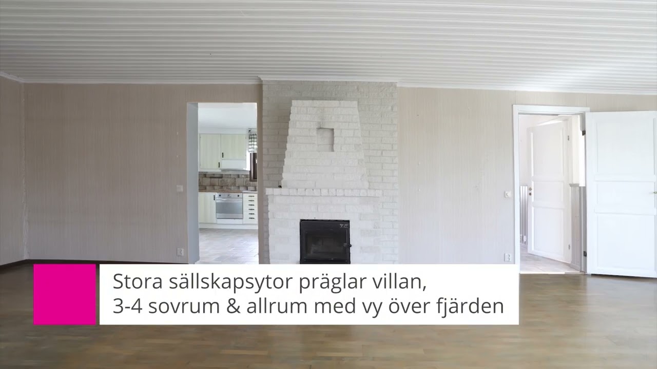 5 rum Villa på Handskmakarvägen 14 Järved Örnsköldsviks kommun - video