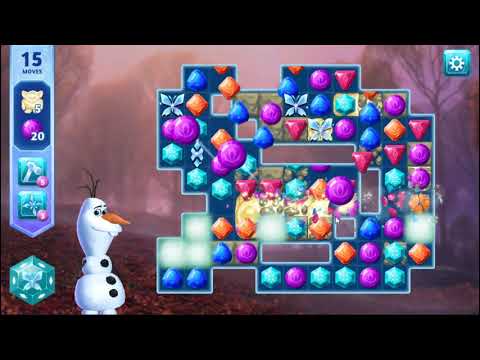 Disney Frozen Adventures Level 145 - NO BOOSTERS ❄️👸⛄ | SKILLGAMING ✔️