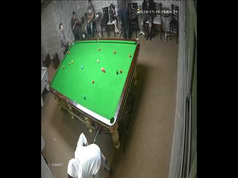 Nice break by yassine zaraoni in club smaala pool