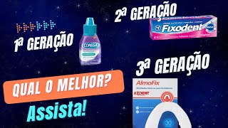 VOCÊ CONHECE AS 3 GERAÇÕES DE FIXADORES PARA PRÓTESE E DENTADURA