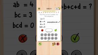 Brain Test 5 Level 27: Find the correct number for the sequence Walkthrough