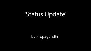 Propagandhi &quot;Status Update&quot; with lyrics
