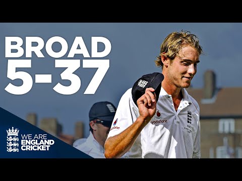 The Day Stuart Broad Announced Himself to the World! | Ashes Rewind! | England Cricket