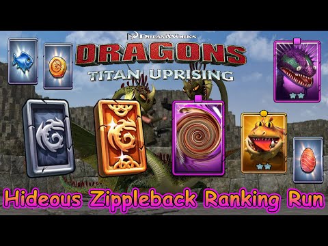 Hideous Zippleback Ranking Run / Dragons: Titan Uprising Gameplay / Full Battle / BP 8100+