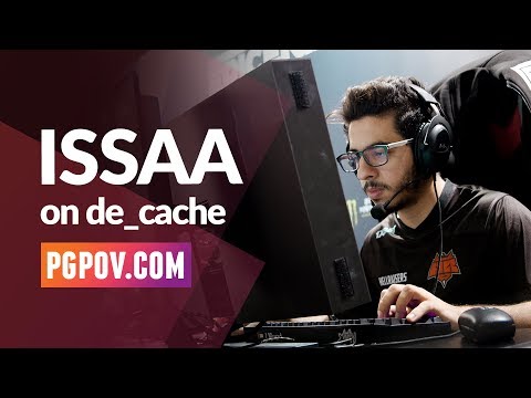 [CSGO POV] ISSAA (HellRaisers) vs fnatic / 25-6 / de_cache // Player Settings in desc.