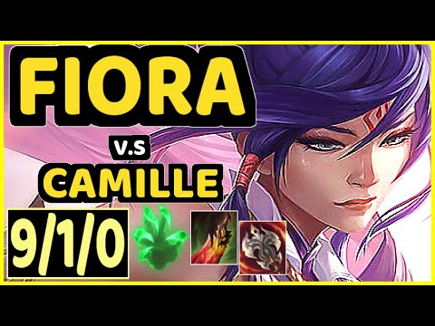 SATORIUS (FIORA) vs CAMILLE - 9/1/0 KDA TOP GAMEPLAY - EUW Ranked DIAMOND