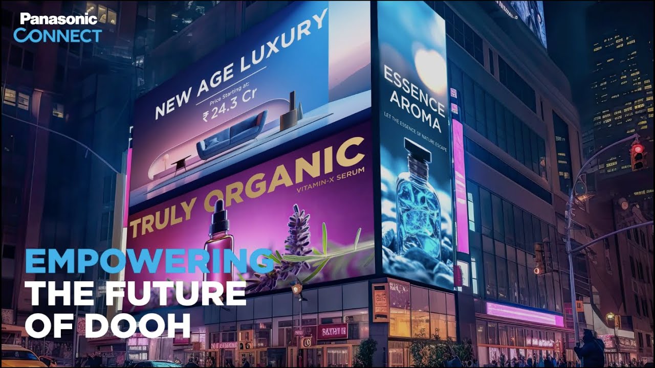 Digital advertisement on big buildings