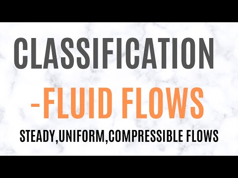 Classification of Fluid  Flows(Lecture 2.3)